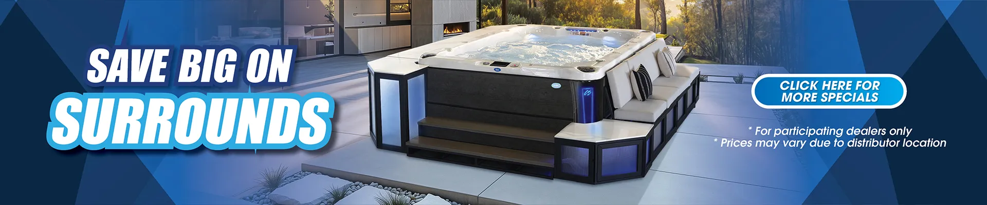 Calspas hot tub being used in a family setting - Boise
