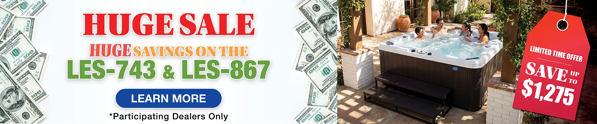 Calspas hot tub being used in a family setting - Boise