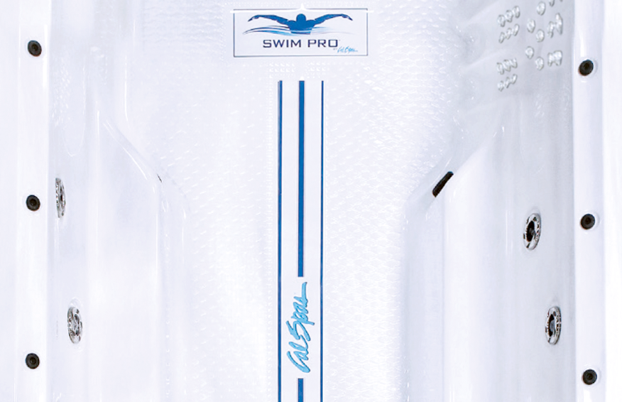 isolated photograph of Floor-Mounted Swim Lane Marker